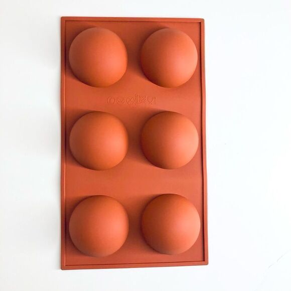 2 - 6 Silicon 2.5” Diameter Half Sphere Baking Chocolate Craft Soap Mold‎ Pans - Picture 3 of 7